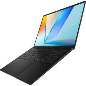 ASUS 16'' Vivobook S 16 OLED M5606KA, FHD+, Procesor AMD Ryzen™ Al 7 350 (16M Cache, up to 5.0 GHz), 24GB LPDDR5X, 1TB SSD, AMD Radeon 860M, No OS, Neutral Black
