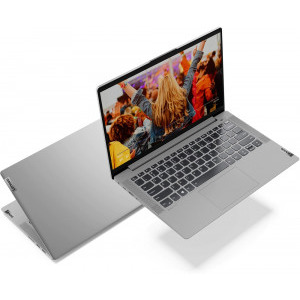 Lenovo 14'' IdeaPad 5 14ALC05, FHD IPS, Procesor AMD Ryzen™ 5 5500U (8M Cache, up to 4.0 GHz), 16GB DDR4, 512GB SSD, Radeon, No OS, Platinum Grey