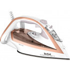Tefal Fier de calcat Turbo Anti-Calc FV5697E1, 3000W, 50g/min, Alb/Roz