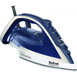 Tefal Fier de calcat Ultragliss Plus FV6812E0, 2800W, 260g/min, Alb/Albastru