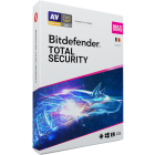 Antivirus Bitdefender Total Security Multi-Device, 5 Dispozitive, 2 Ani, Licenta noua, Retail