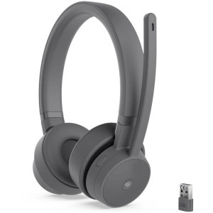 Lenovo Office/Call Center, Go Wireless ANC Storm Grey cu Stand de incarcare