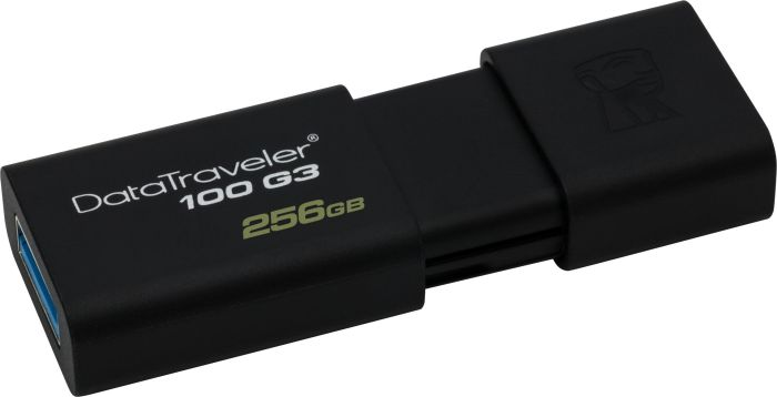 Memorie externa Kingston DataTraveler 100 G3 256GB USB 3.0 Black