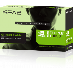 KFA2 GeForce GT 1030 EX WHITE 2GB DDR4 64-bit