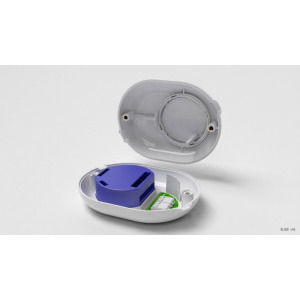 Shelly Carcasa Button, Compatibilitate cu Shelly 1 &1PM, Alb