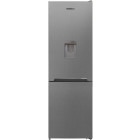 Combina frigorifica Heinner HCNF-V291XWDF+, 295 L, Full No Frost, Dozator apa, Super congelare, Clasa F, 186 cm, Argintiu