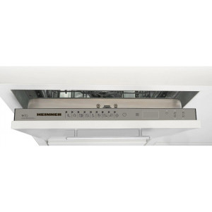 Heinner HDW-BI4593TE++, Slim, 10 seturi, 9 programe, Clasa E, Half Load, AquaStop, 45 cm
