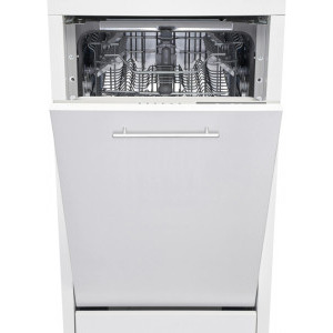 Masina de spalat vase incorporabila Heinner HDW-BI4506IE++, Slim, 10 seturi, 6 programe, Clasa E, Half Load, AquaStop, 45 cm