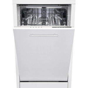 Masina de spalat vase incorporabila Heinner HDW-BI4505IE++, Slim, 10 seturi, 5 programe, Clasa E, Half Load, AquaStop, 45 cm