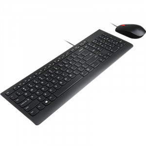 Lenovo Tastatura + Mouse Essential Wired Combo, USB, Black