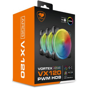 Cougar VX 120 ARGB, 120mm, Three Fan Pack