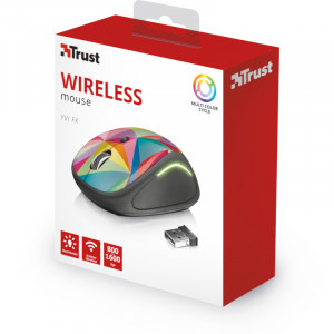 Trust Yvi FX, Wireless, Multicoloured