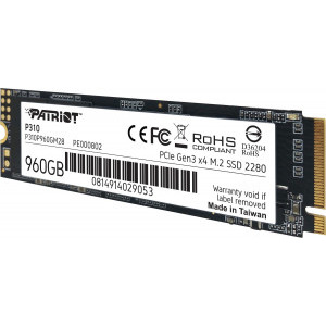 Patriot P310 960GB PCI Express 3.0 x4 M.2 2280