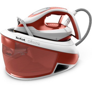Tefal Statie de calcat Express Power SV8110E0, 2800W, 120g/min, Alb/Rosu