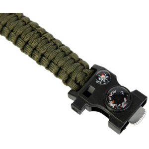 TechFit Bratara supravietuire paracord 5-in-1