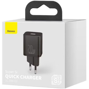 Baseus Super Si CCSUP-B01, Quick Charge 20W, Black