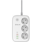 Tellur Prelungitor Wireless 3 Prize, 3x USB-A, 1x USB-C, PD 30W, QC 18W, 1m