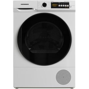 Uscator de rufe Heinner HHPD-V8T2KA++, Pompa de caldura, 8 kg, Clasa E, PureBeam+, Iluminare interioara, Alb