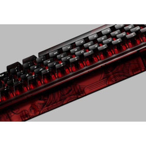 QwertyKey 65 Pro Dracula RGB Red Liniar Prelubrifiat V2 Switch Mecanica