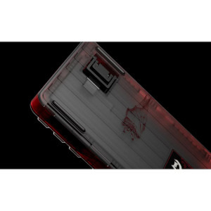 QwertyKey 65 Pro Dracula RGB Red Liniar Prelubrifiat V2 Switch Mecanica