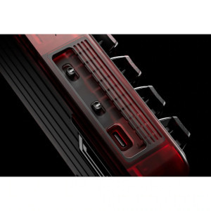 QwertyKey 65 Pro Dracula RGB Red Tactil Prelubrifiat V2 Switch Mecanica