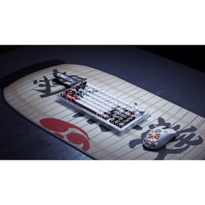 QwertyKey 75 HE Striker Hall Effect RGB White Magnetic Switch Mecanica