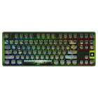 Tastatura Gaming QwertyKey 80 Leaf RGB Green Liniar Prelubrifiat Switch Mecanica