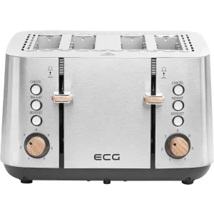 ECG Prajitor de paine Timber ST 4767 Stainless, 1850W, Inox