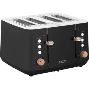 ECG Prajitor de paine Timber ST 4768 Black, 1850W, Negru