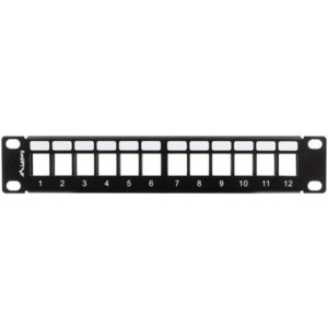 Lanberg Patch panel 10 inch 12 Porturi 1U Blank, Negru PPKS-9112-B