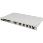 Accesoriu retea Lanberg Patch panel 19 inch 24 Porturi 1U Fiber SC Duplex/LC Quad, Gri FOP1-24SD-LQS