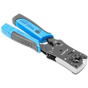 Lanberg Instrument de sertizare RJ45 RJ11 RJ12 + Tester de cablu NT-0203