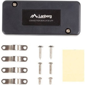 Lanberg Cutie de conexiuni LSA CAT.5e UTP, Negru PLC-5UL1-B