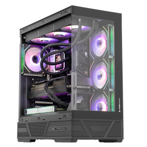PC Gaming DRAGON Elite Esports Edition, AMD Ryzen 7 7700X3D 4.0GHz, 16GB DDR5, 1TB SSD, RX 9060 XT 16GB GDDR6, Iluminare RGB