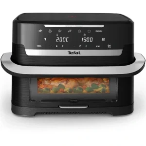Tefal Friteuza cu aer cald Dual Easy Fry Flex Infrared EY9288E0, 2700W, 5.5 L + 3.5L, Negru