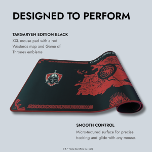 LexIP Game of Thrones - Targaryen XXL Black/Red
