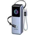 Baterie externa Ugreen PB728, 25000 mAh, 1x USB, 1x USB-C, 200 W, Display, 2x Cabluri USB-C integrate, Grey