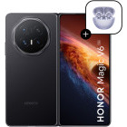 Smartphone Honor Magic V6, 512GB, 16GB RAM, Dual SIM 5G, 4-Camere, Black + Casti HONOR Choice Earbuds Clip Purple incluse