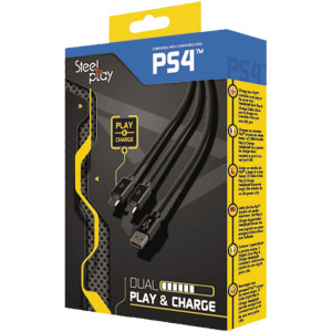 LexIP 1x USB tip A Male la 2x micro USB Male, Negru