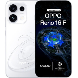 Oppo Reno16 F, 256GB, 8GB RAM, Dual SIM, 5G, 4-Camere, Pop White