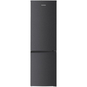 Heinner HCNF-HM293INVDGD, 293 L, Clasa D, Total No Frost, Inverter, Control electronic, 186 cm, Antracit