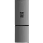 Combina frigorifica Heinner HCNF-HM291INVXWDD, 291 L, Clasa D, Total No Frost, Inverter, Dozator de apa, Control electronic, 186 cm, Inox