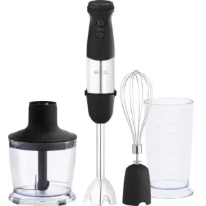 ECG Mixer vertical RM 750, 750W, 0.6 L / 0.5L, Negru/Inox