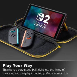 POWERA Slim Case Pikachu Storm Black/Yellow pentru Nintendo Switch 2