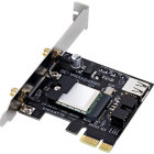 Placa de retea wireless GIGABYTE GC-WBAX2400R Tri-Band WiFi 6E Bluetooth 5.3