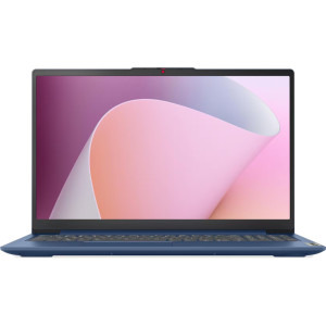 Lenovo 15.6'' IdeaPad Slim 3 15AMN8, FHD, Procesor AMD Ryzen™ 5 40 (4M Cache, up to 4.3 GHz), 8GB LPDDR5, 512GB SSD, AMD Radeon 610M, No OS, Abyss Blue
