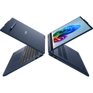 Lenovo 14'' IdeaPad 5 2-in-1 14AHP11, WUXGA IPS Touch, Procesor AMD Ryzen™ 7 250 (16M Cache, up to 5.1 GHz), 16GB DDR5, 1TB SSD, AMD Radeon 780M, No OS, Cosmic Blue