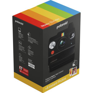 Polaroid Now+ Gen 3 Black + Color Film Bundle (8 Instant Photos)