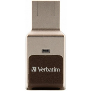 Verbatim Fingerprint Secure 64GB USB 3.2 Gen 1 Silver