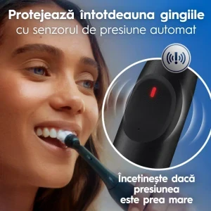 Oral-B Set 2x Periute de dinti electrice iO2 & iO Kids Disney Stitch Negru & Albastru + Trusa de calatorie